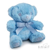 TB115-B: Blue 15cm Teddy Bear Toy